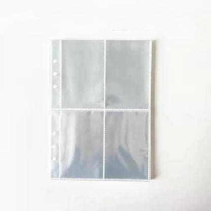 Korean Style Edge Zipper Sparkling Loose Leaf Binder