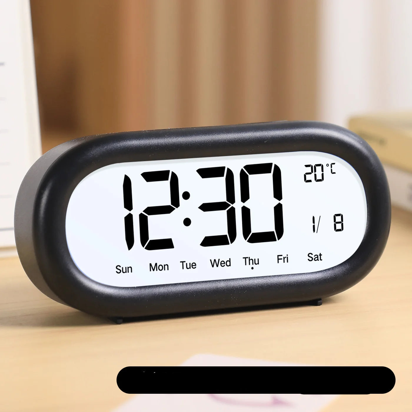 LED Digital Alarm Clock With Temperature Display Thepaperworm led-digital-alarm-clock-with-temperature-display-thepaperworm