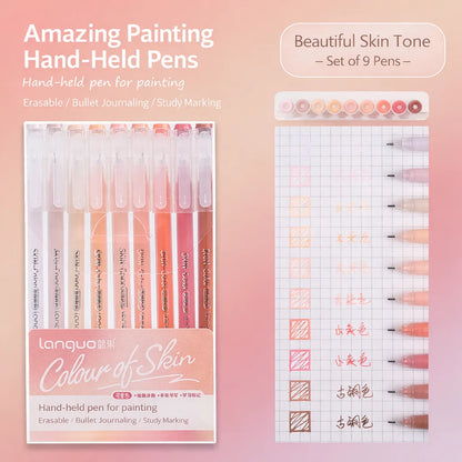 LONGUE Retro Morandi Color Gel Pen Set