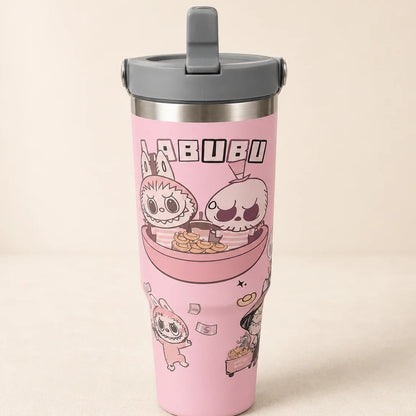 Labubu 30 oz Tumbler - PINK BABUBU