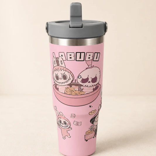 Labubu 30 oz Tumbler - PINK BABUBU