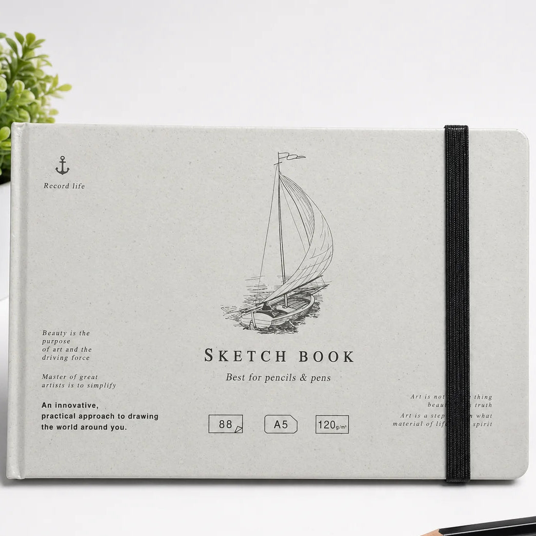 A5 Landscape Classic Art Sketchbook