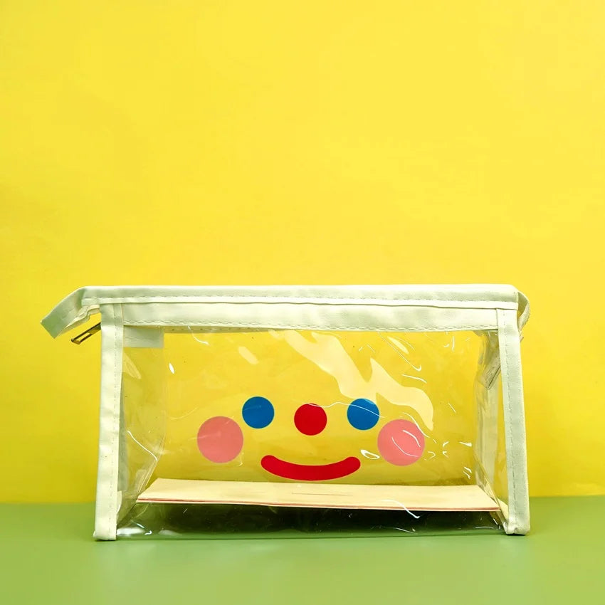 Korean Style Triangle PVC Pencil Case