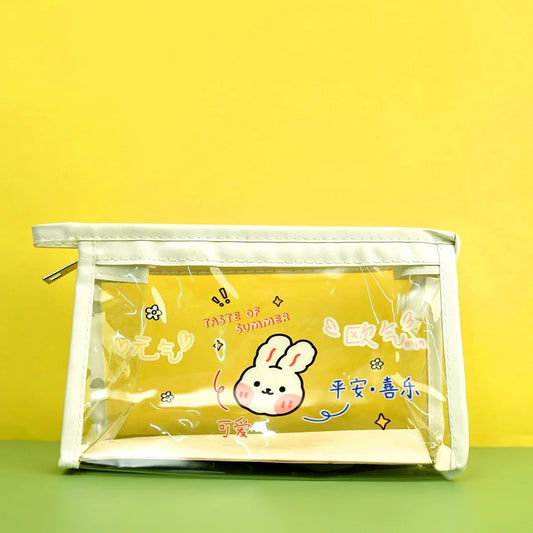 Korean Style Triangle PVC Pencil Case