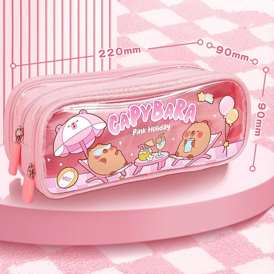 Capybara Large Capacity Pencil Case