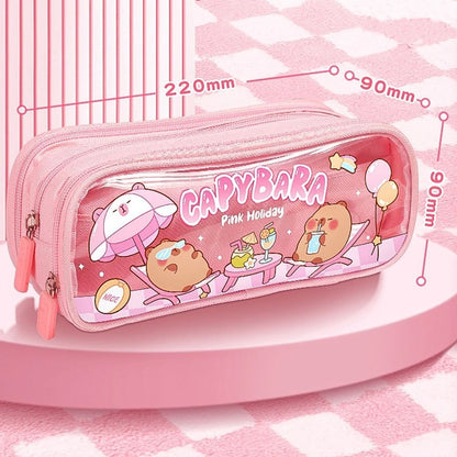 Capybara Large Capacity Pencil Case