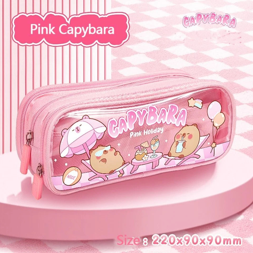 Capybara Large Capacity Pencil Case