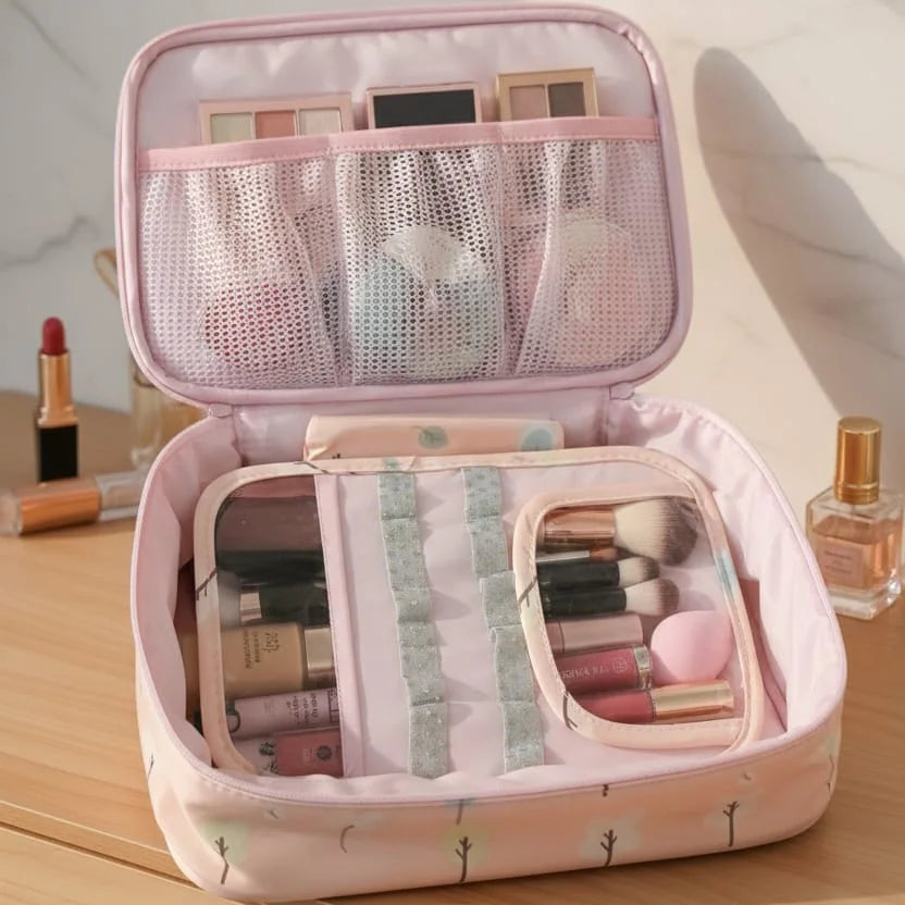 Large Capacity Travel Cosmetic Bag