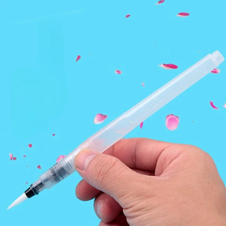 Large Capacity Water Storage Brush Pen  - Set of 6