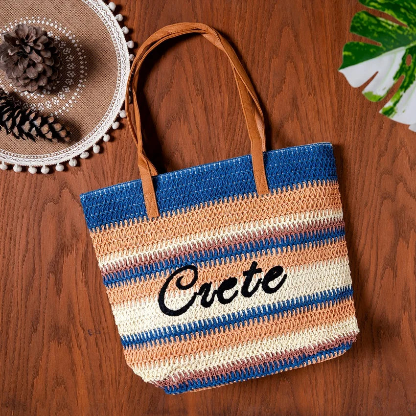 Straw Beach Shoulder n Tote Bag