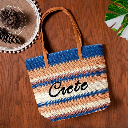 Straw Beach Shoulder n Tote Bag