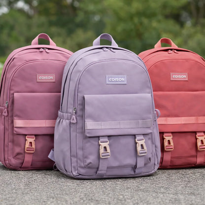 Large Capacity Solid Color Backpack
