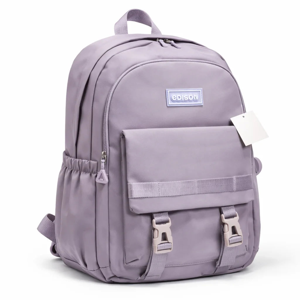 Large Capacity Solid Color Backpack