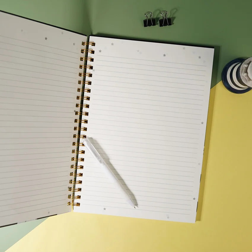 Lavender Reflection Writing Notebook Coil Journal – thepaperworm