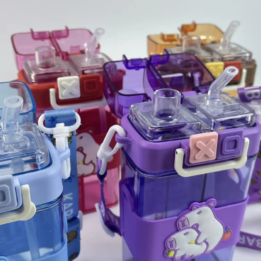 Capybara Double Drink Square Bottle