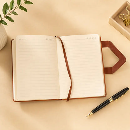 Leather Cover Buckle Notebook Journal