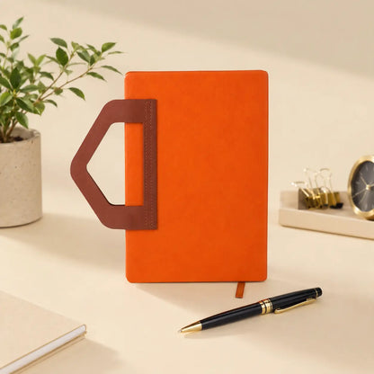 Leather Cover Buckle Notebook Journal