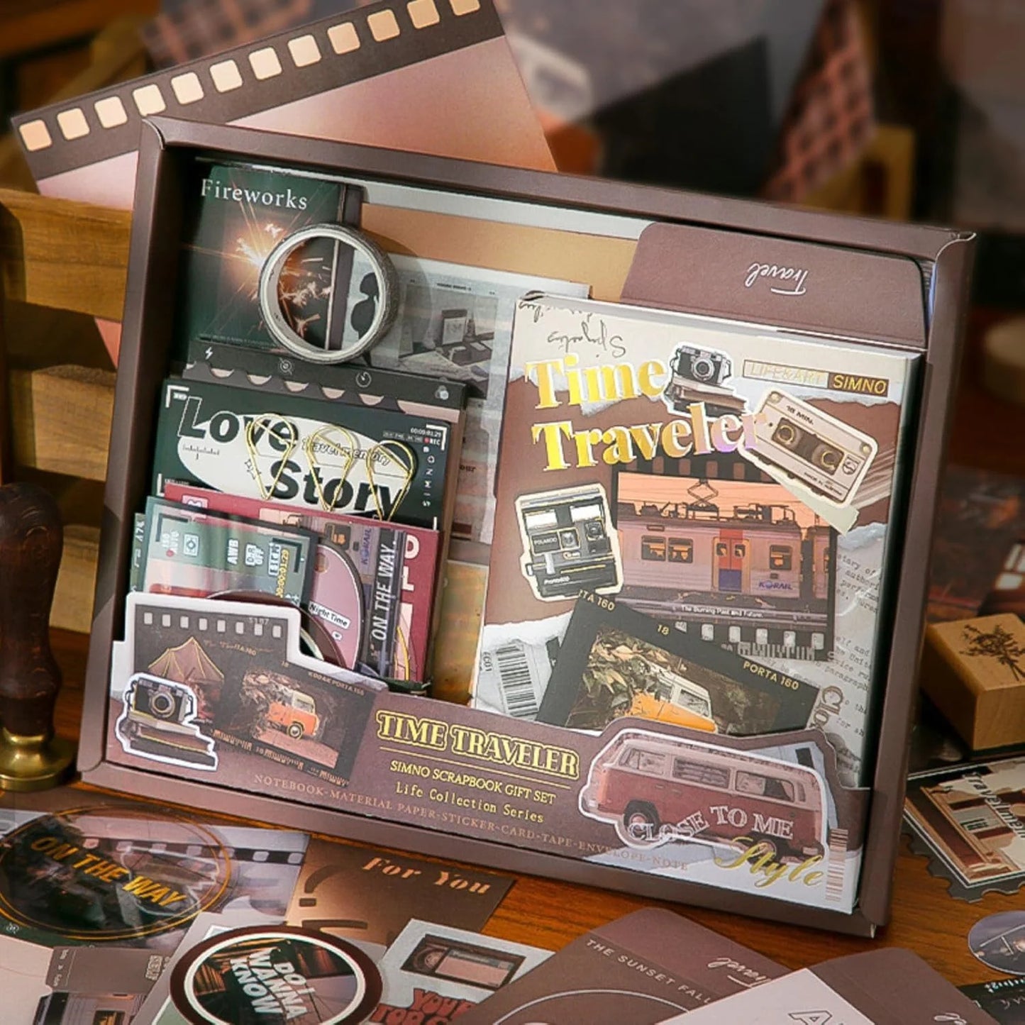 Time Traveler Series Scrapbook Gift Set