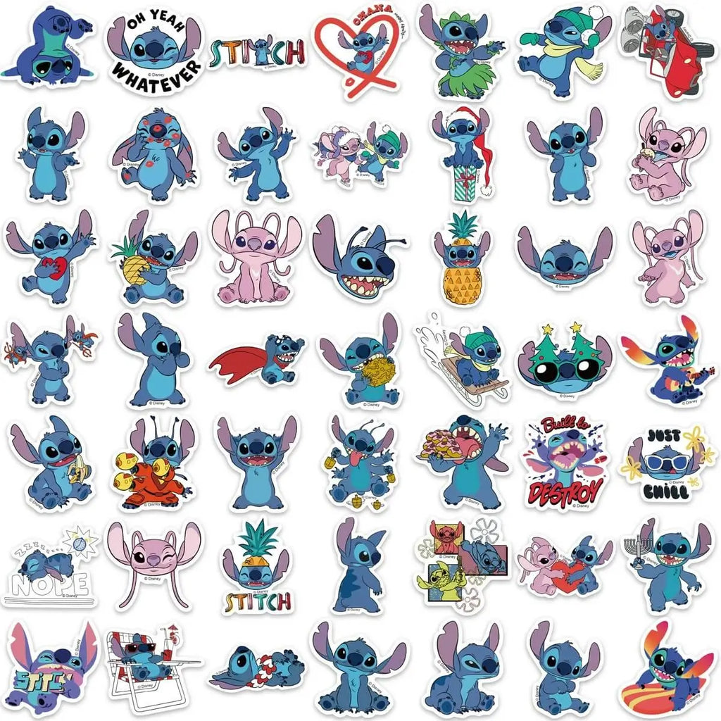 Lilo Stitch Graffiti Stickers - Set of 100