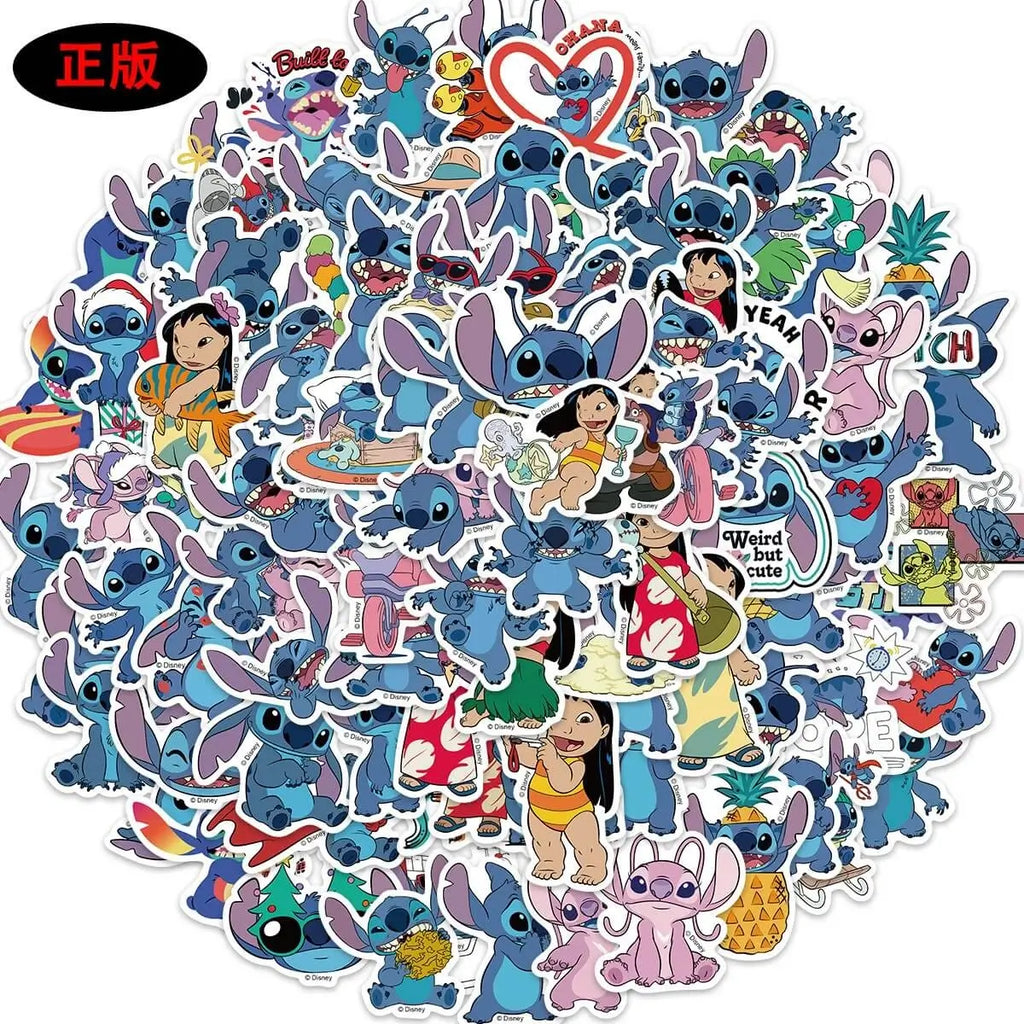 50Pcs Lilo & Stitch Stickers Waterproof Vinyl Stickers for Water Bottle  Luggage