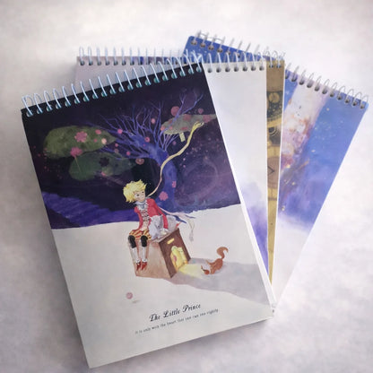 Little Prince Theme Spiral Sketchbook