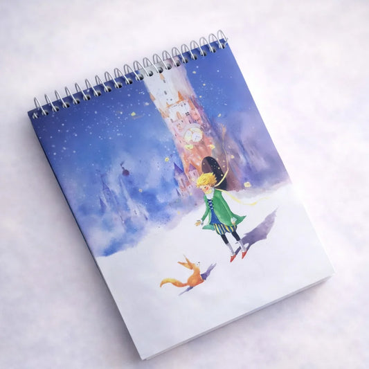 Little Prince Theme Spiral Sketchbook