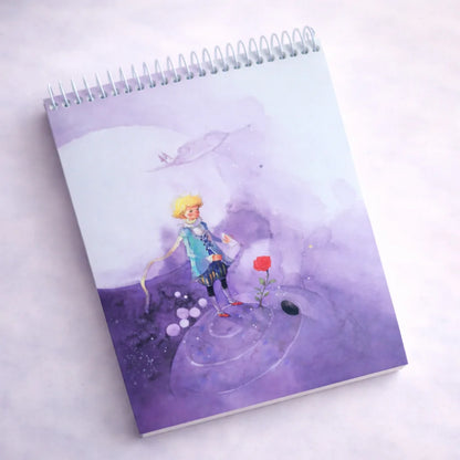 Little Prince Theme Spiral Sketchbook