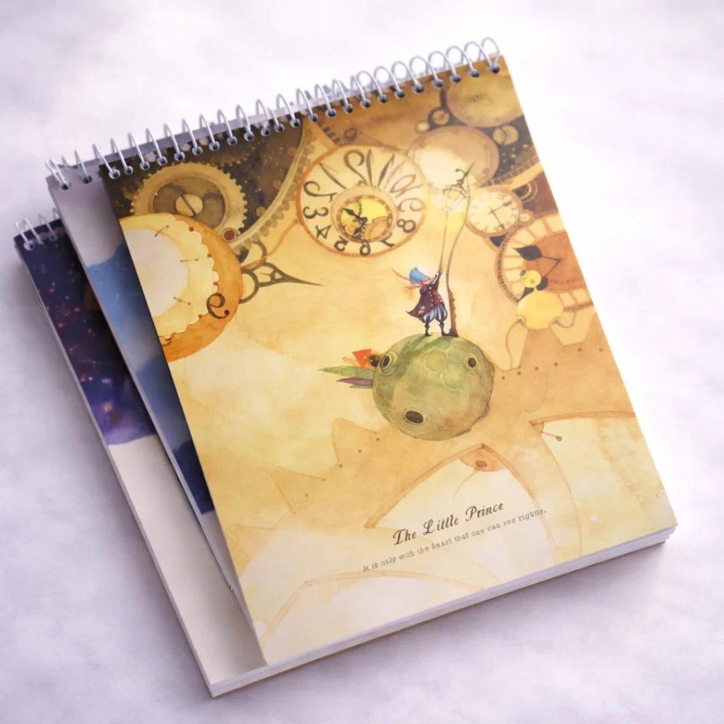 Little Prince Theme Spiral Sketchbook