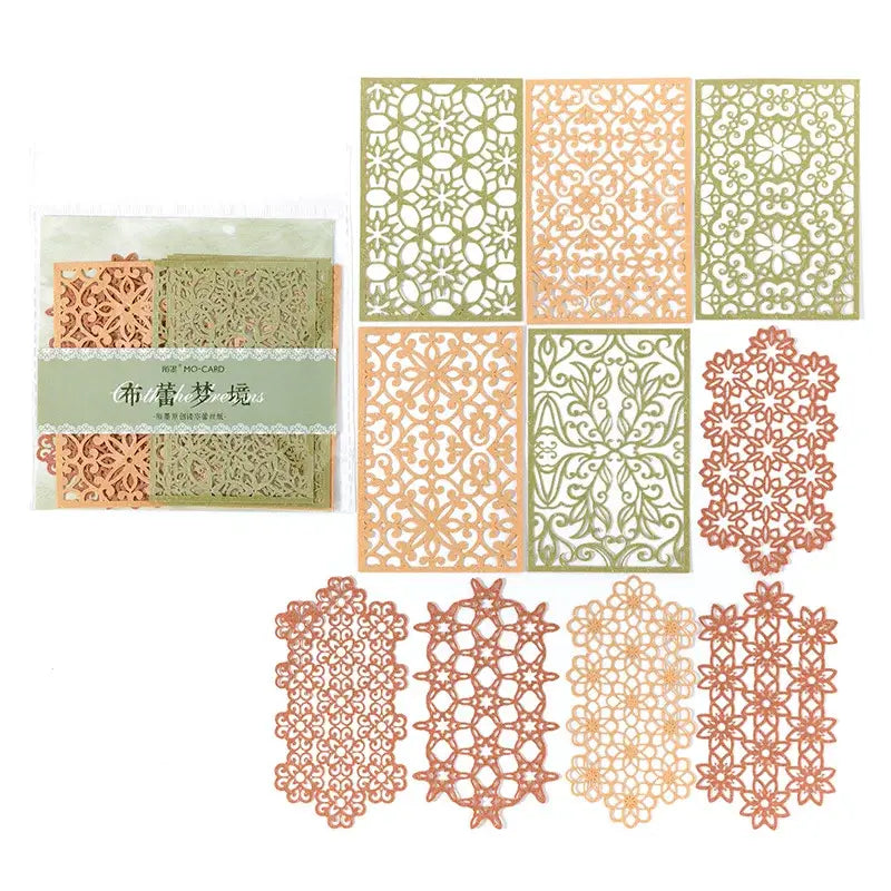 Love Song Series Paper Lace Retro Cut Out Pattern Decorative Sheet