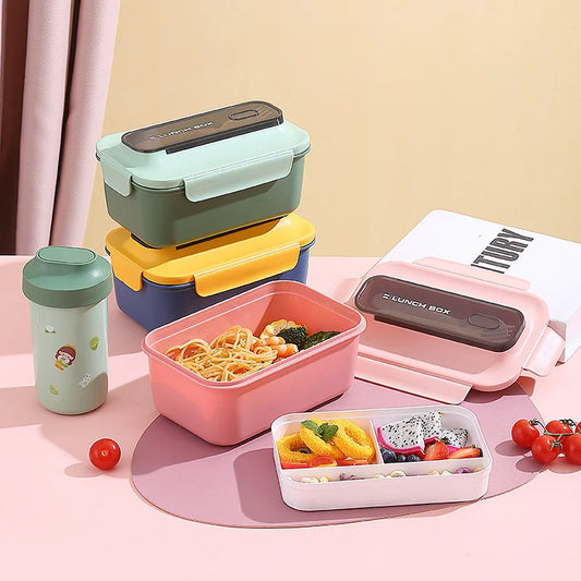 Leakproof Lunch Box with Cutlery Set