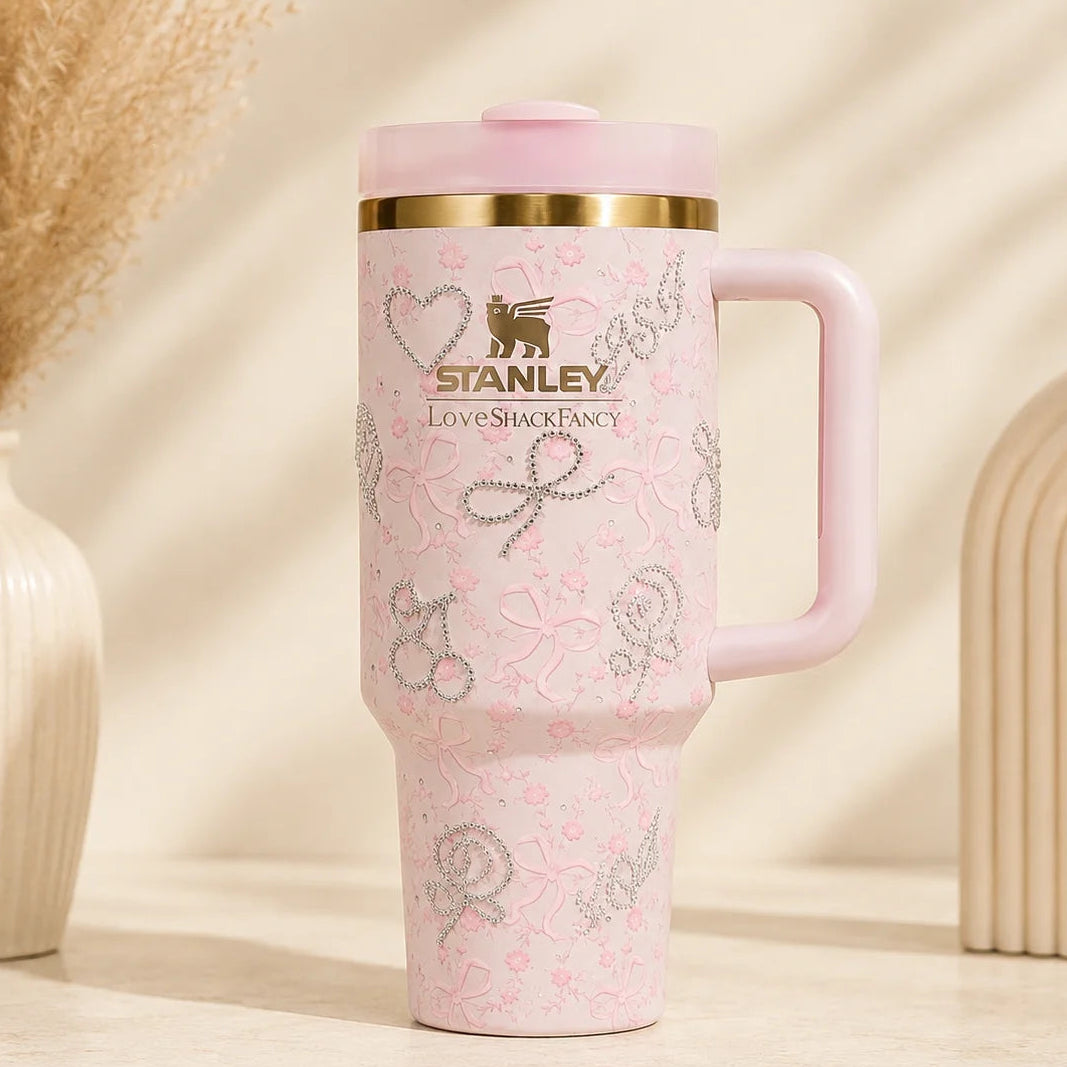 Pearl Embellished Charm Luxe Tumbler