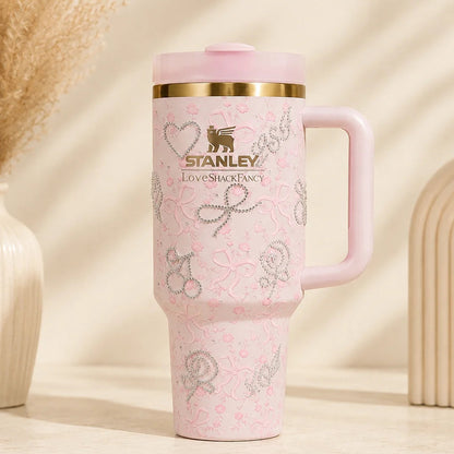 Pearl Embellished Charm Luxe Tumbler