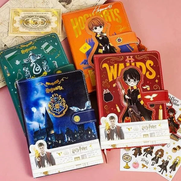 Hogwarts Themed Buckled Diary