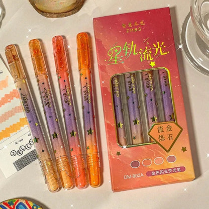 Gradient Glitter Highlighters Set