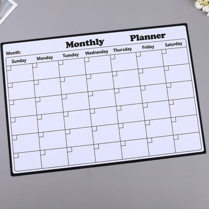 Reusable Magnetic Monthly Planner Sheet