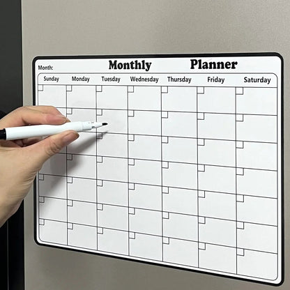 Reusable Magnetic Monthly Planner Sheet
