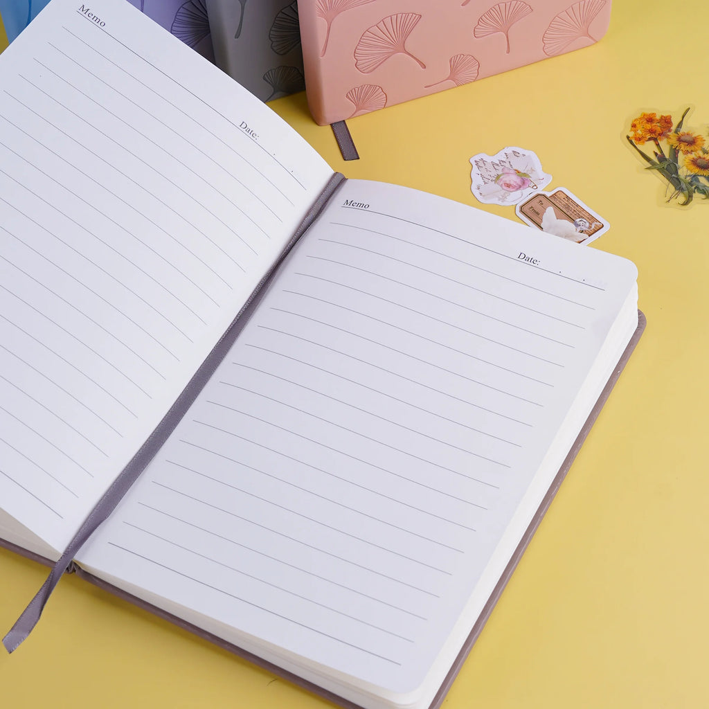 Bright Day Flowers Lined Diary Notebook