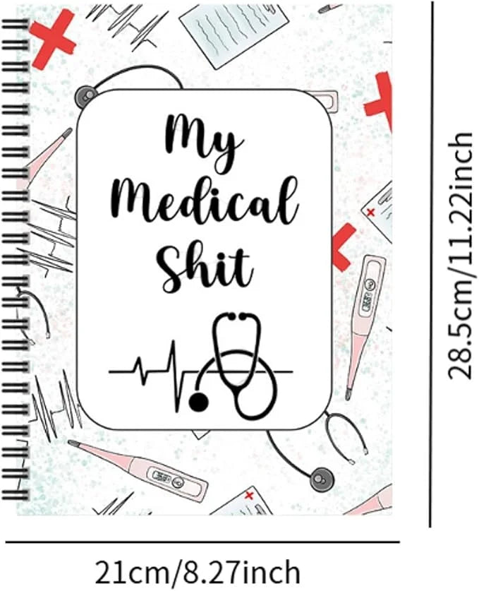 Medical Record Keeper Notebook