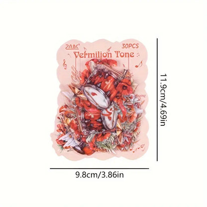 Melody of Strings Floral Fairy Stickers