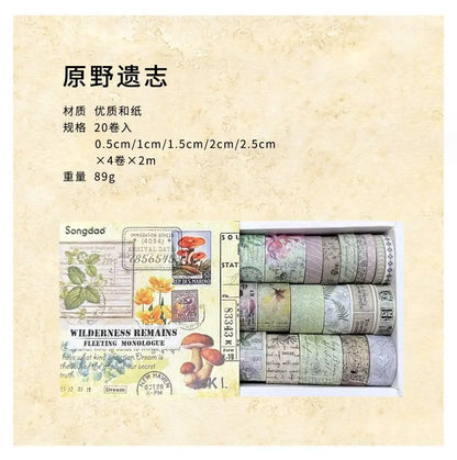 Memories of the Bygone Years Series Washi Tape Box