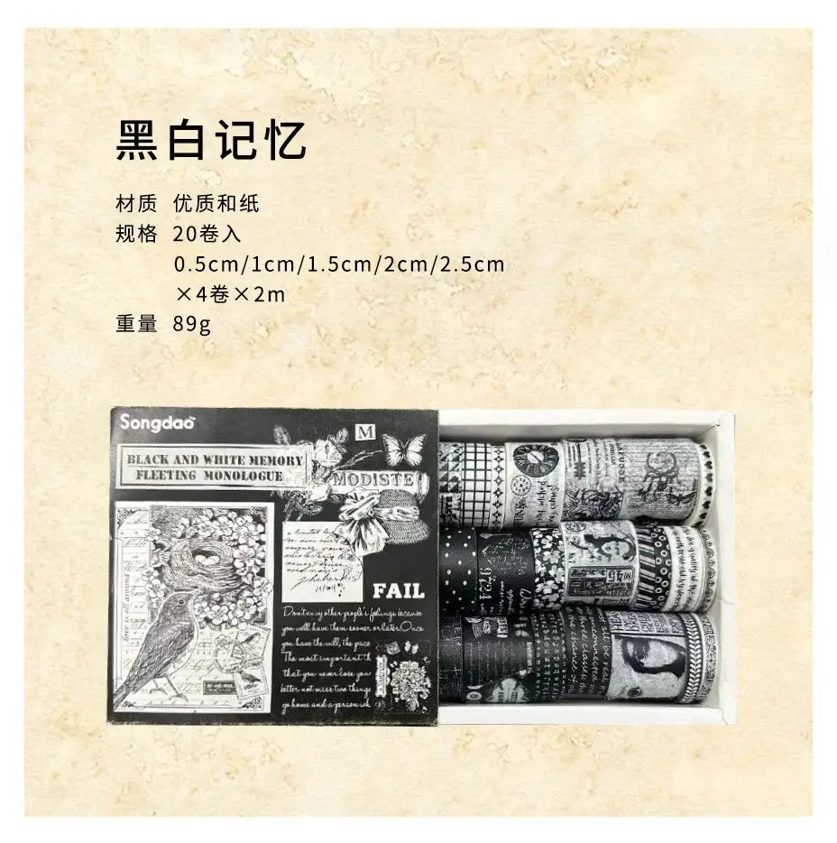 Memories of the Bygone Years Series Washi Tape Box