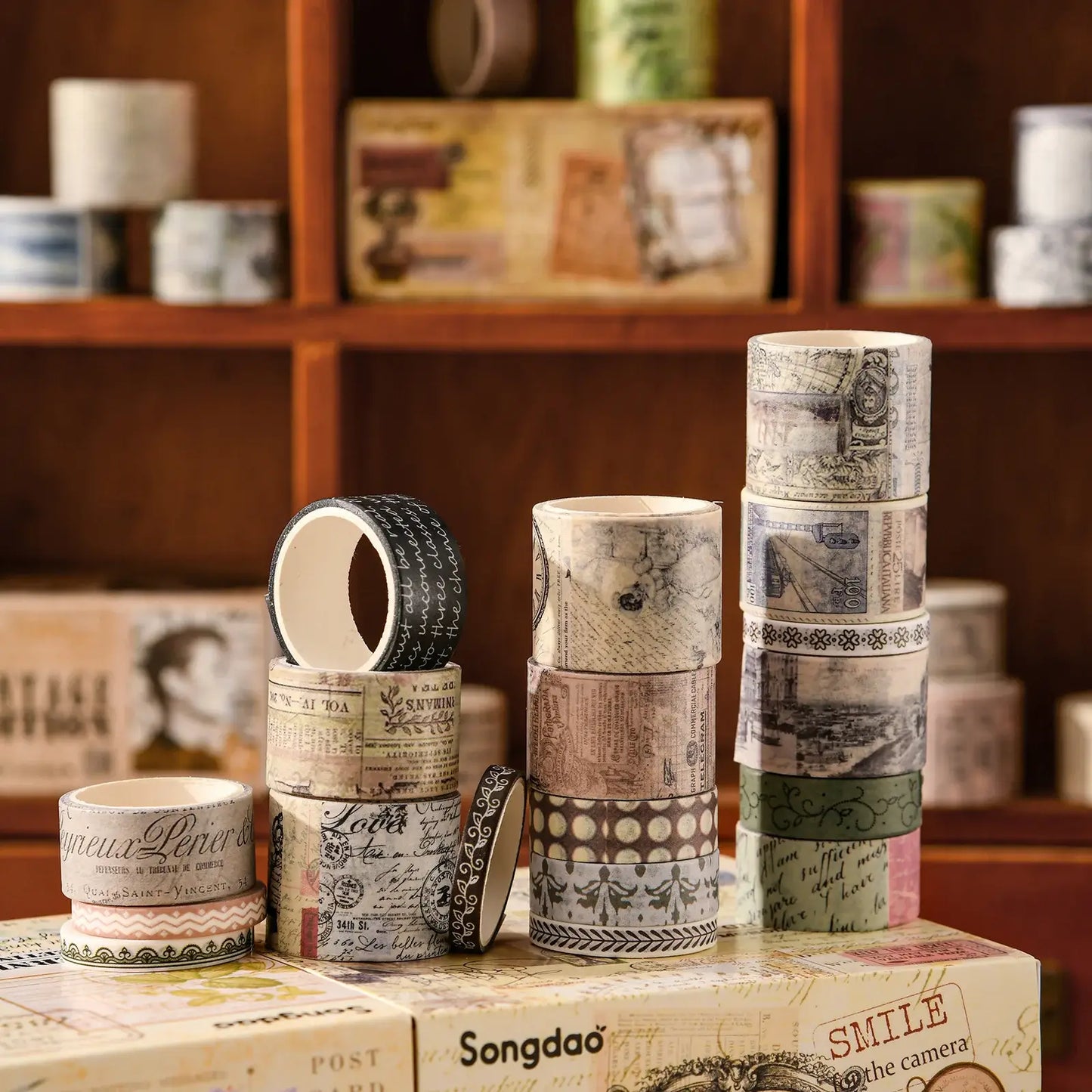 Memories of the Bygone Years Series Washi Tape Box