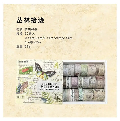 Memories of the Bygone Years Series Washi Tape Box