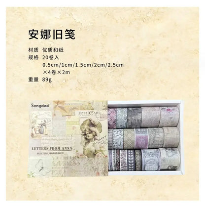 Memories of the Bygone Years Series Washi Tape Box