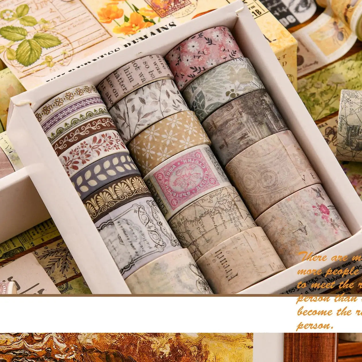 Memories of the Bygone Years Series Washi Tape Box