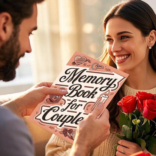 Memory Book for Couples – Scrapbook & Journal for Shared Moments
