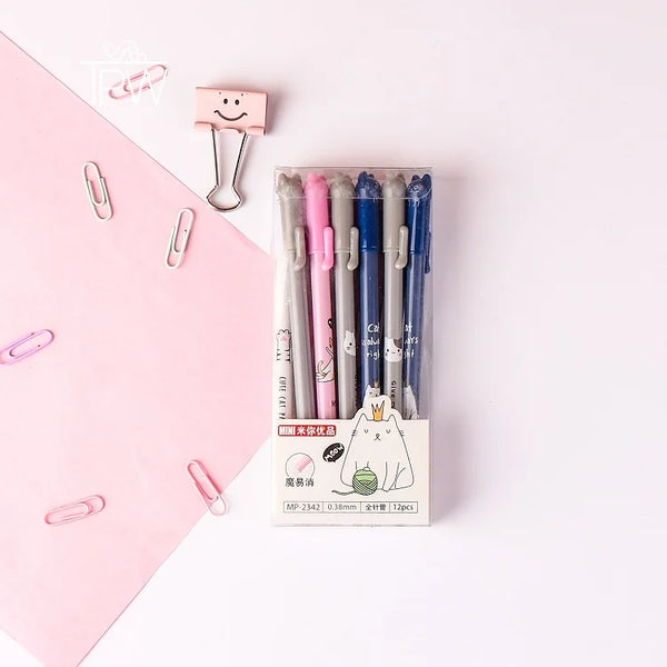 Meow Series Erasable Gel Pens