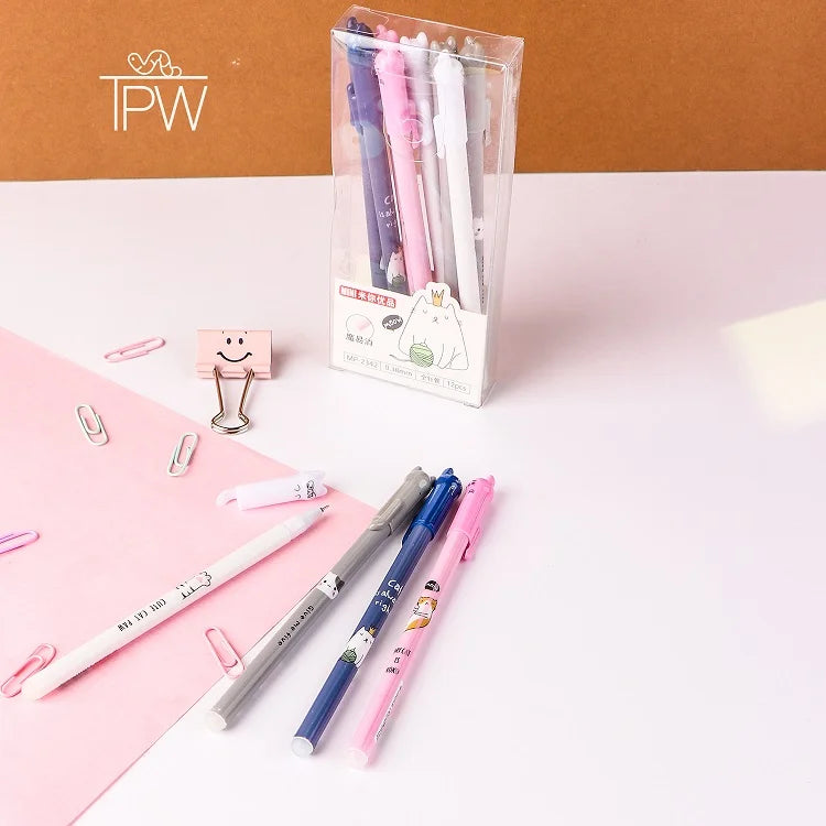 Meow Series Erasable Gel Pens
