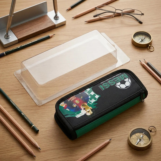 Messi Multifunctional Pouch Pencil Case -Green