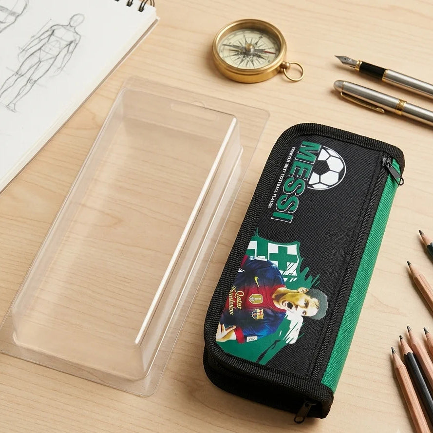 Messi Multifunctional Pouch Pencil Case -Green